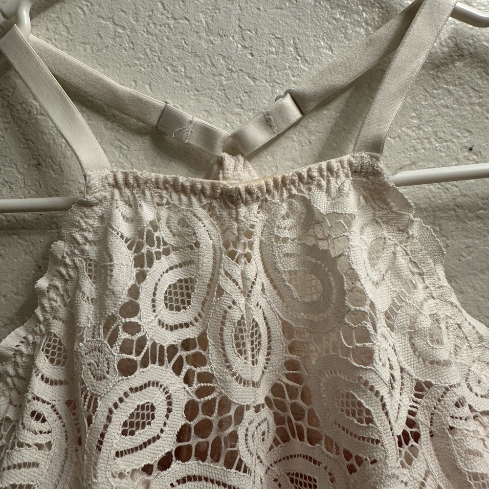 Victoria's Secret Cream Lace Halter Top - Picture 8 of 9